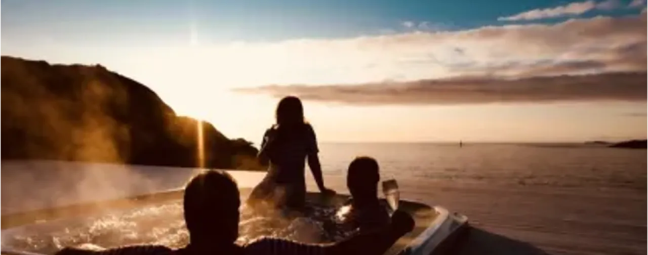 Aurora zone jacuzzi senja