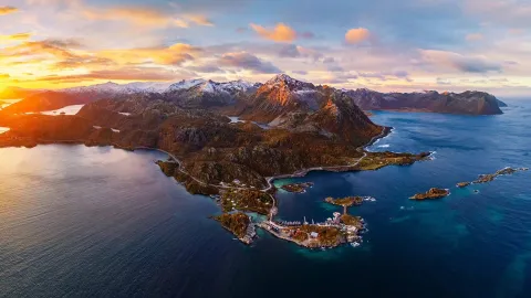 Drone hamn mountain