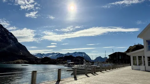 Spring sun in Hamn