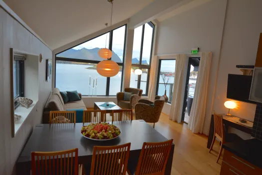 Suite med stue og spiseplass