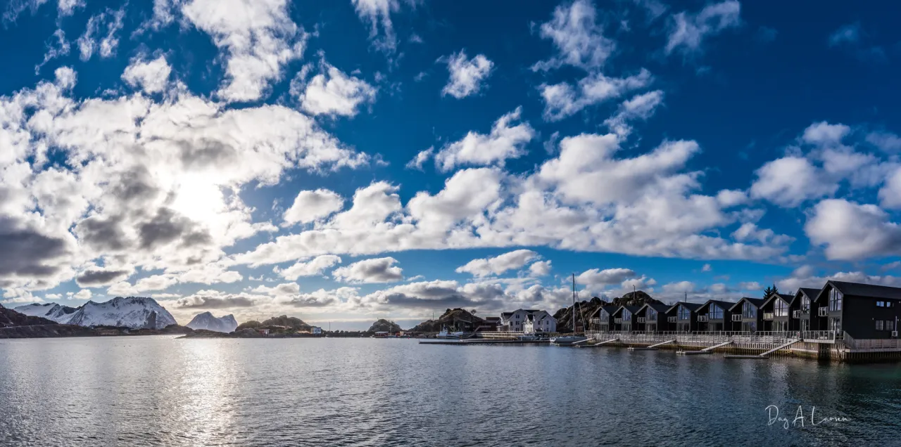 Hamn oversiktsbilde sen vinter_tidlig vår