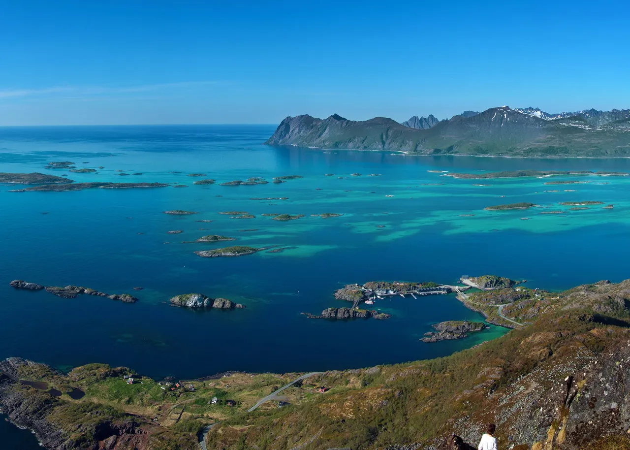 Panorama view from Sukkertoppen mountain