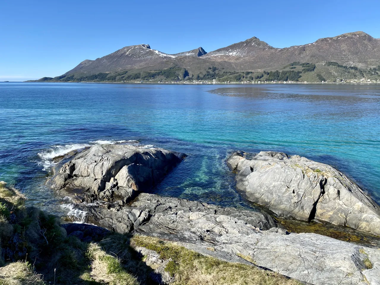 Spring shoreline Senja