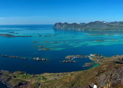 Panorama view from Sukkertoppen mountain